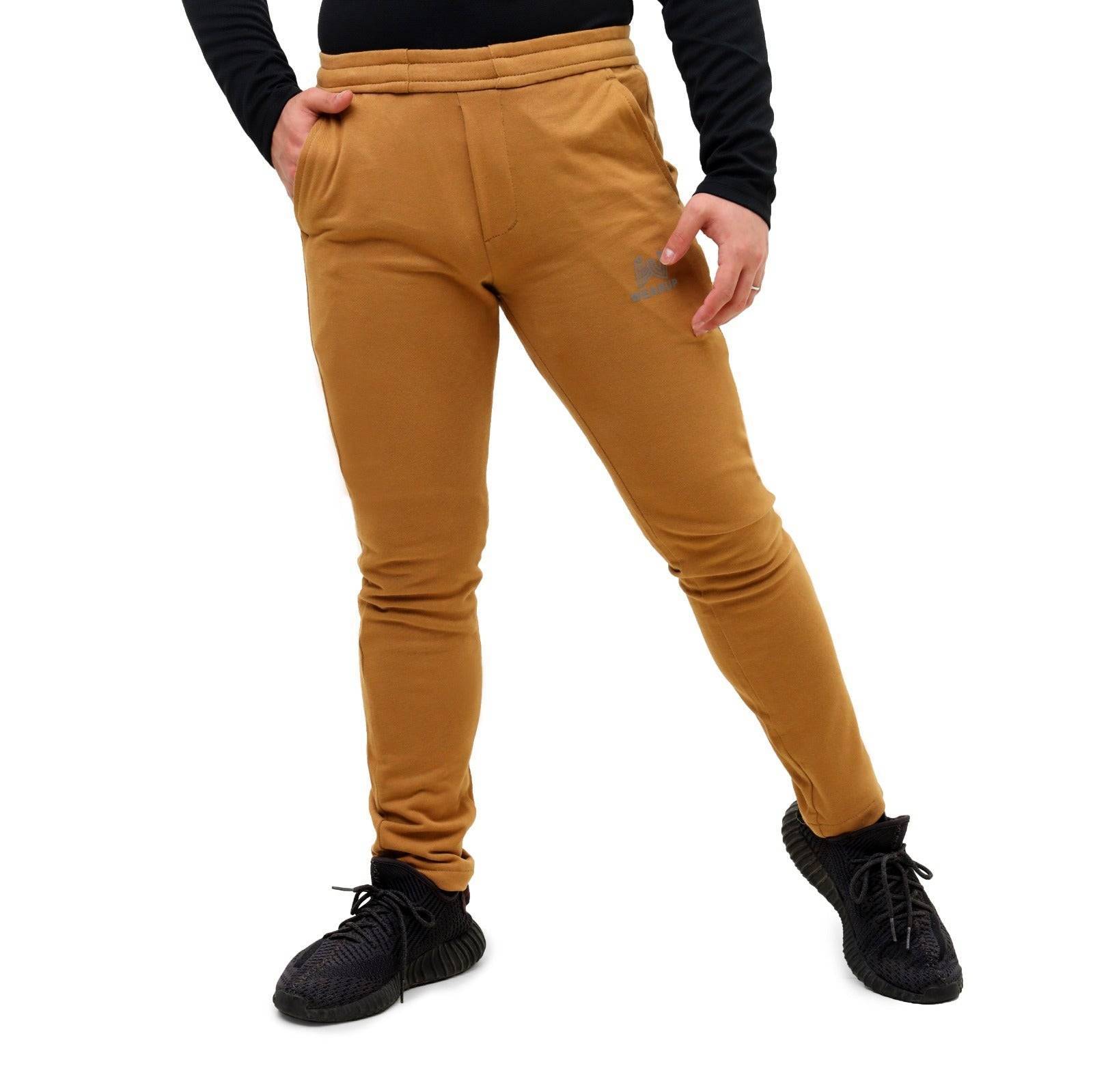 Mens Terry Pant Mustard 03