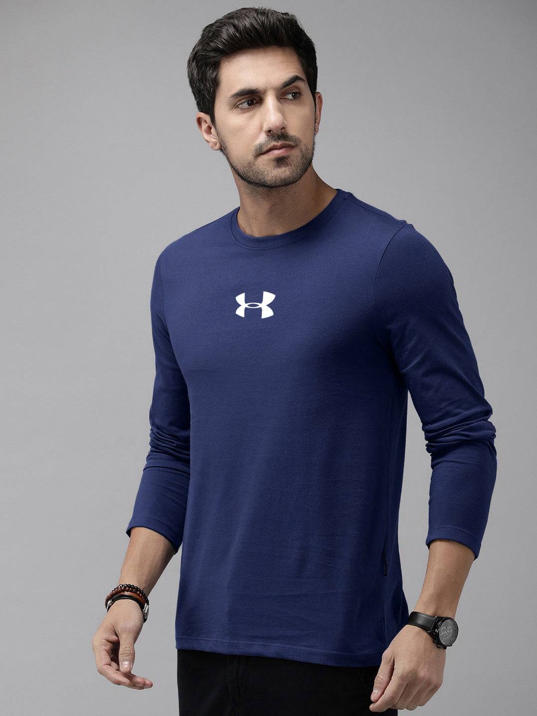 UA Activewear Full Sleeve Shirt - Navy - wearup.store