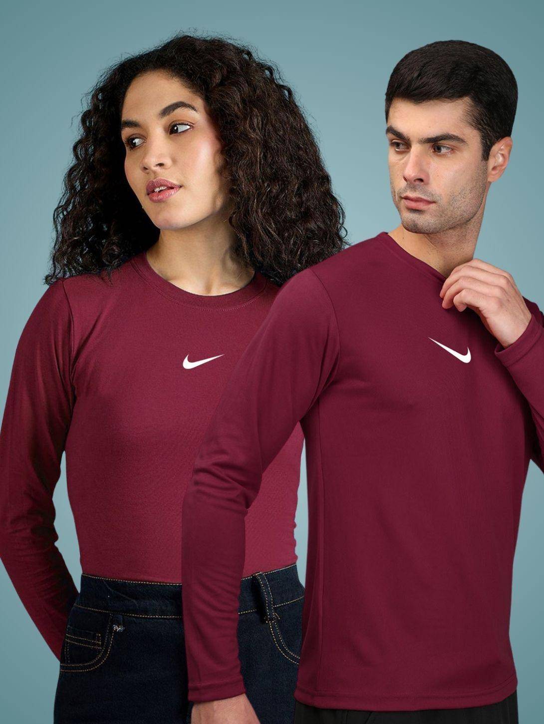 NK Activewear Full Sleeve Shirt - Maroon - wearup.store