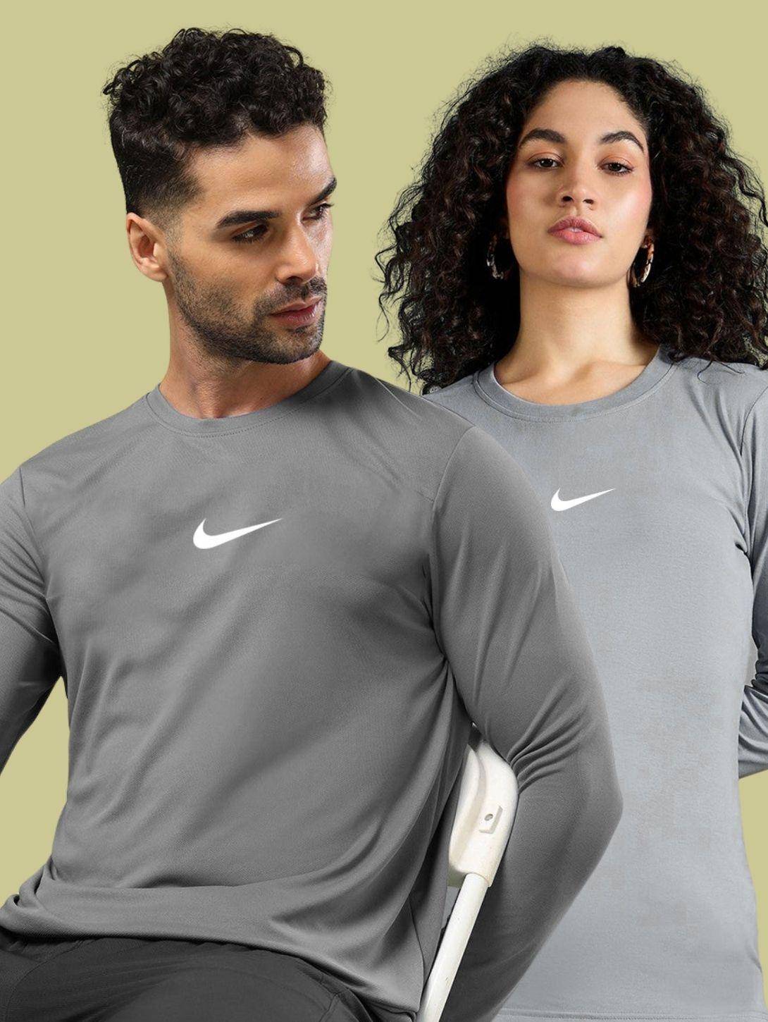 NK Activewear Full Sleeve Shirt - Grey - wearup.store